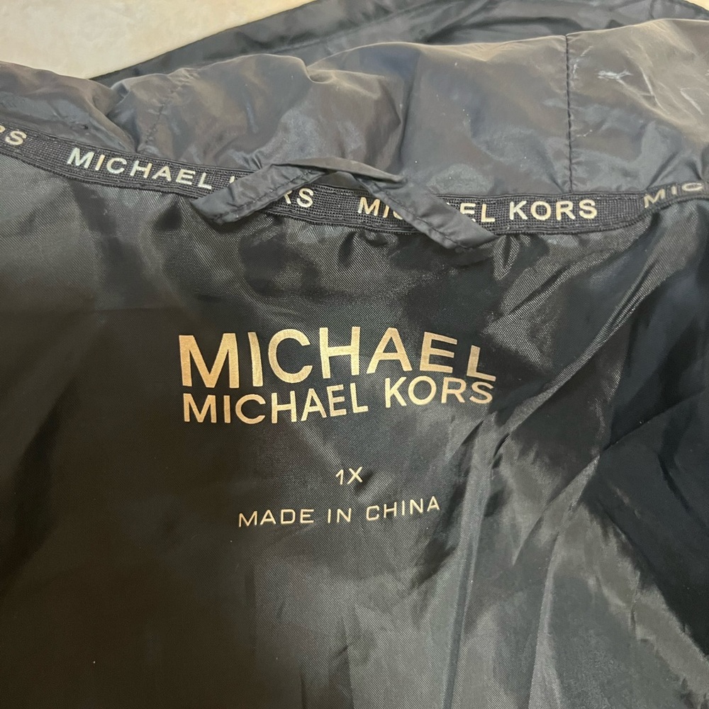 Michael Kors Long Puffer Jacket (with removable collar)